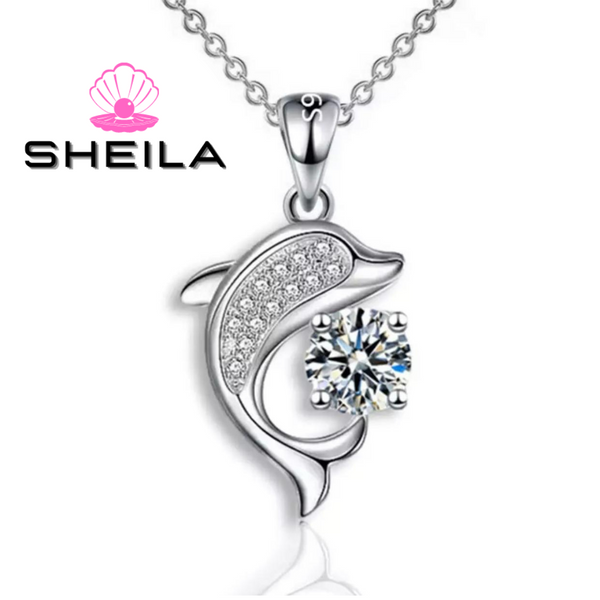 SHEILA DOLPHINS™| COLLANA ARGENTO 925